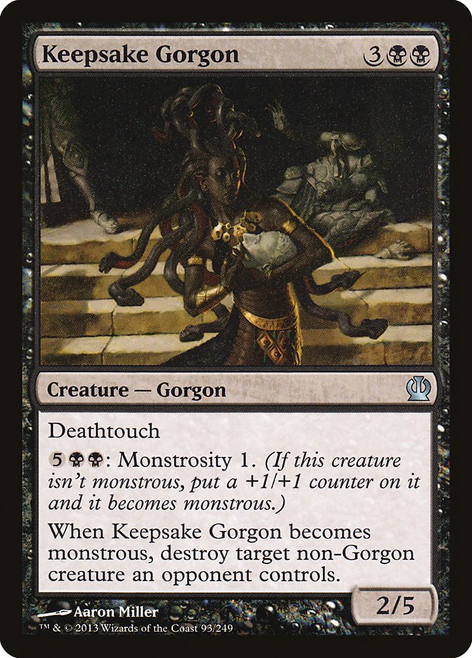 Keepsake Gorgon [Theros] | Pandora's Boox