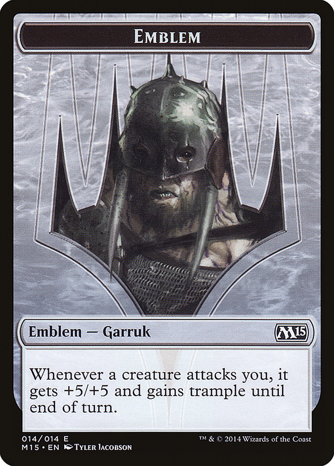 Garruk, Apex Predator Emblem [Magic 2015 Tokens] | Pandora's Boox