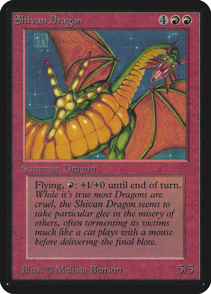 Shivan Dragon [Alpha Edition] | Pandora's Boox