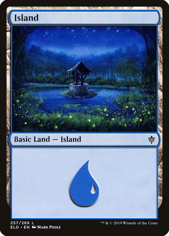 Island (257) [Throne of Eldraine] | Pandora's Boox