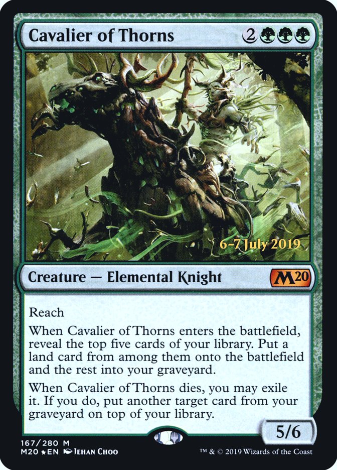 Cavalier of Thorns [Core Set 2020 Prerelease Promos] | Pandora's Boox
