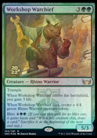 Workshop Warchief [Streets of New Capenna Prerelease Promos] | Pandora's Boox