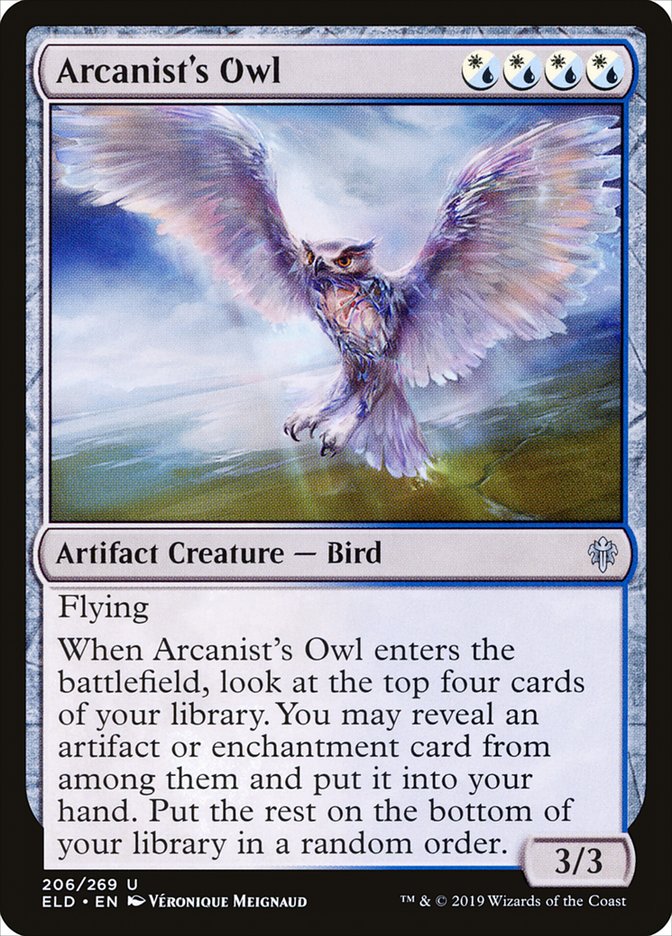 Arcanist's Owl [Throne of Eldraine] | Pandora's Boox