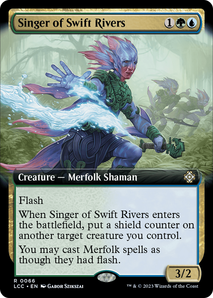 Singer of Swift Rivers (Extended Art) [The Lost Caverns of Ixalan Commander] | Pandora's Boox