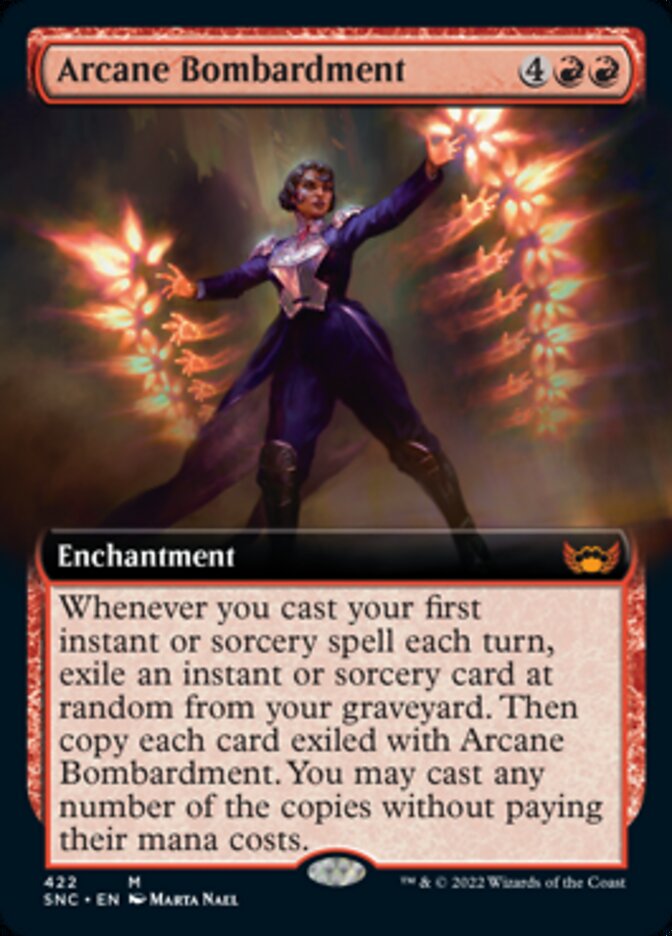 Arcane Bombardment (Extended Art) [Streets of New Capenna] | Pandora's Boox