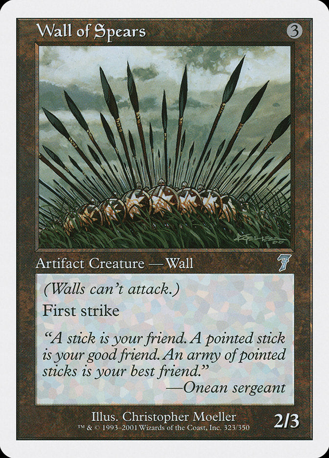 Wall of Spears [Seventh Edition] | Pandora's Boox
