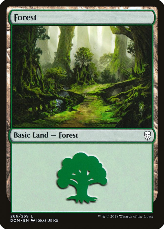 Forest (266) [Dominaria] | Pandora's Boox