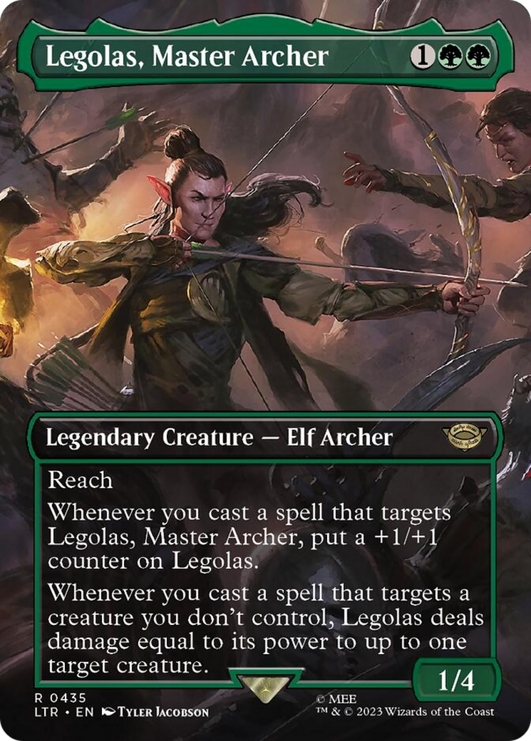 Legolas, Master Archer (Borderless Alternate Art) [The Lord of the Rings: Tales of Middle-Earth] | Pandora's Boox