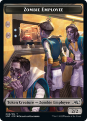 Zombie Employee // Food (010) Double-Sided Token [Unfinity Tokens] | Pandora's Boox