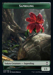 Beast // Saproling Double-Sided Token [Streets of New Capenna Commander Tokens] | Pandora's Boox