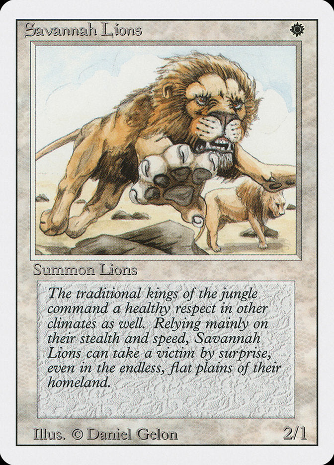 Savannah Lions [Revised Edition] | Pandora's Boox