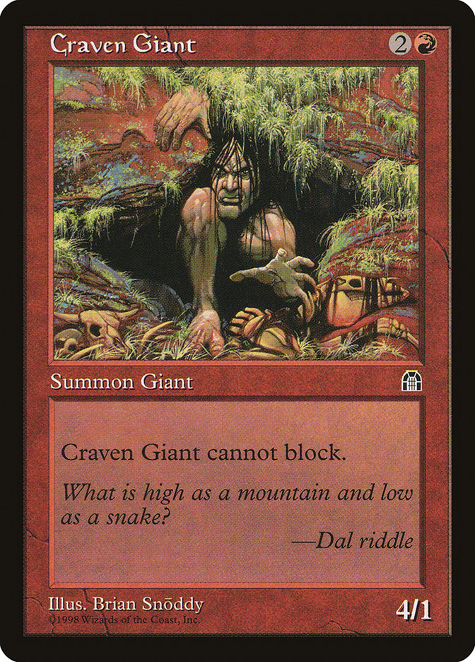 Craven Giant [Stronghold] | Pandora's Boox