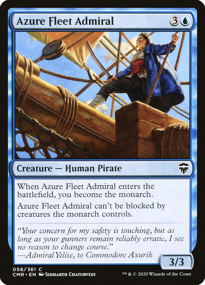 Azure Fleet Admiral [Commander Legends] | Pandora's Boox