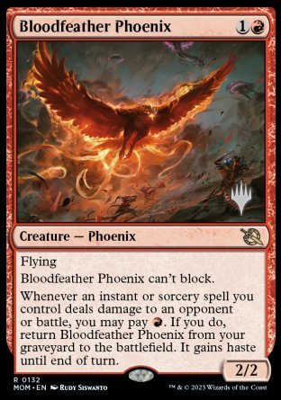 Bloodfeather Phoenix (Promo Pack) [March of the Machine Promos] | Pandora's Boox
