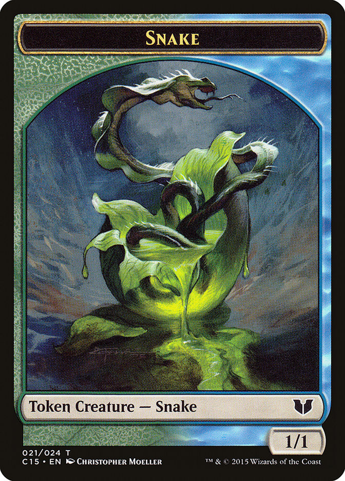 Snake Token (021/024) [Commander 2015 Tokens] | Pandora's Boox