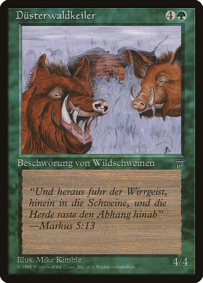 Durkwood Boars (German) - "Dusterwaldkeiler" [Renaissance] | Pandora's Boox