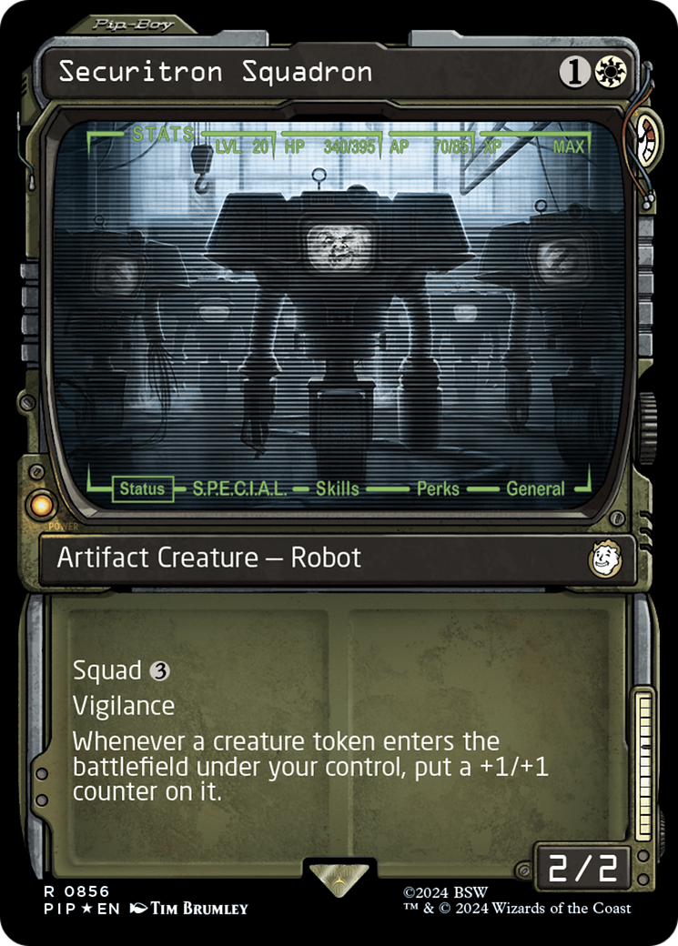 Securitron Squadron (Showcase) (Surge Foil) [Fallout] | Pandora's Boox