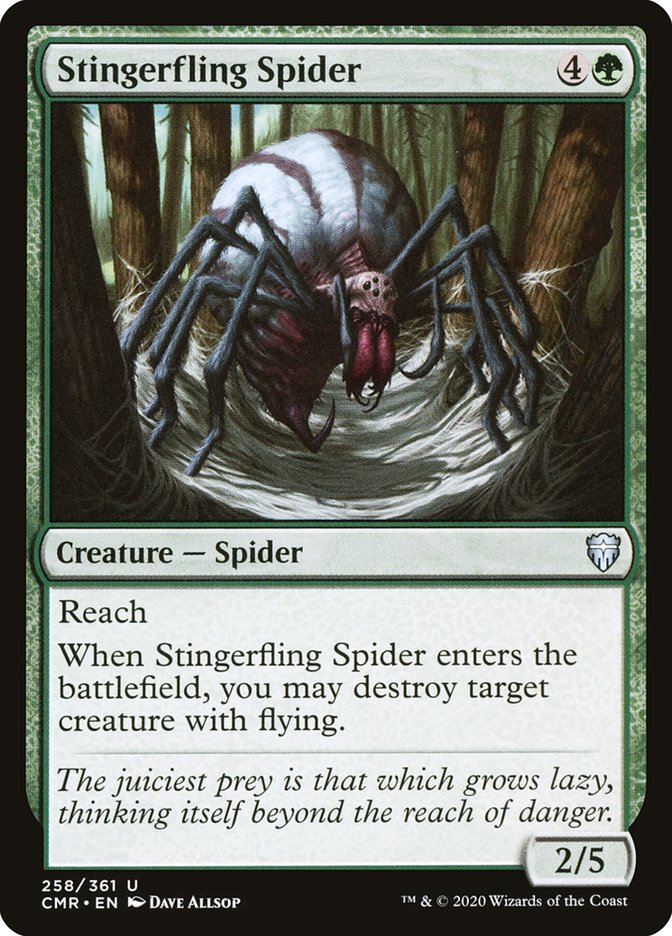 Stingerfling Spider [Commander Legends] | Pandora's Boox