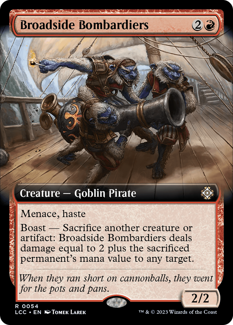 Broadside Bombardiers (Extended Art) [The Lost Caverns of Ixalan Commander] | Pandora's Boox