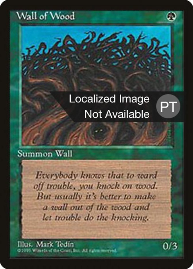 Wall of Wood [Fourth Edition (Foreign Black Border)] | Pandora's Boox