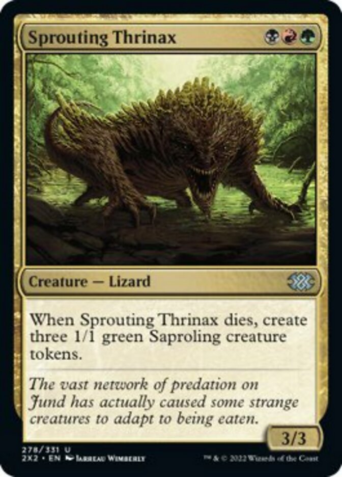 Sprouting Thrinax [Double Masters 2022] | Pandora's Boox
