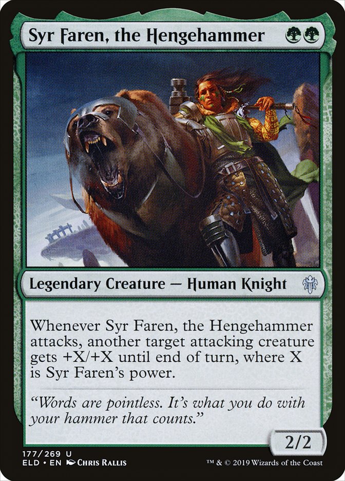 Syr Faren, the Hengehammer [Throne of Eldraine] | Pandora's Boox