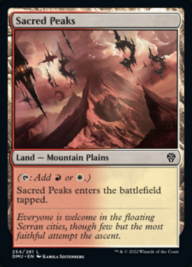 Sacred Peaks [Dominaria United] | Pandora's Boox