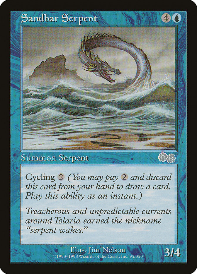 Sandbar Serpent [Urza's Saga] | Pandora's Boox