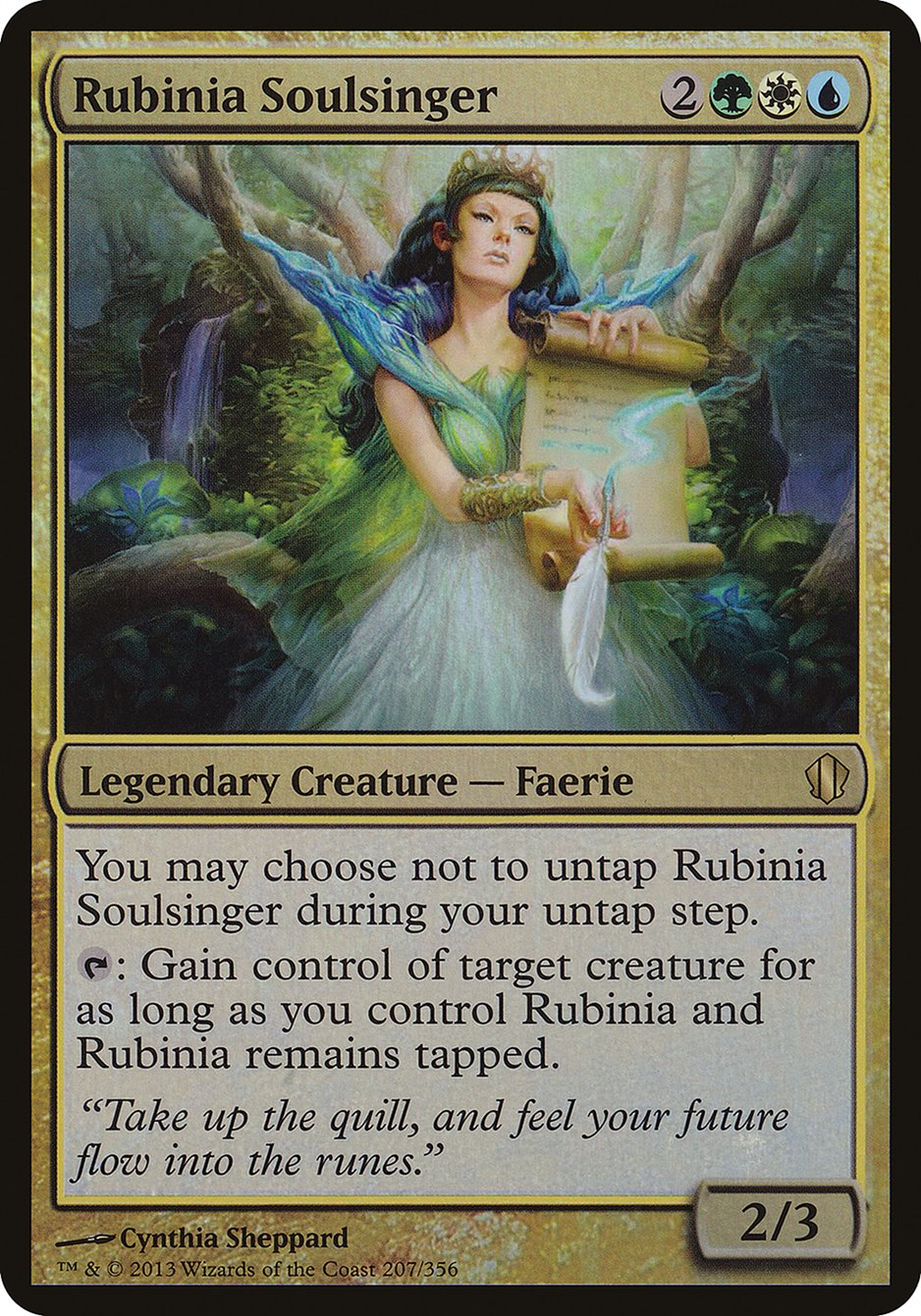 Rubinia Soulsinger (Oversized) [Commander 2013 Oversized] | Pandora's Boox