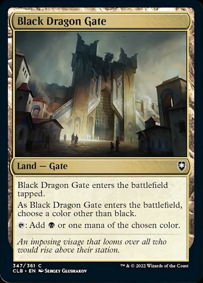 Black Dragon Gate [Commander Legends: Battle for Baldur's Gate] | Pandora's Boox