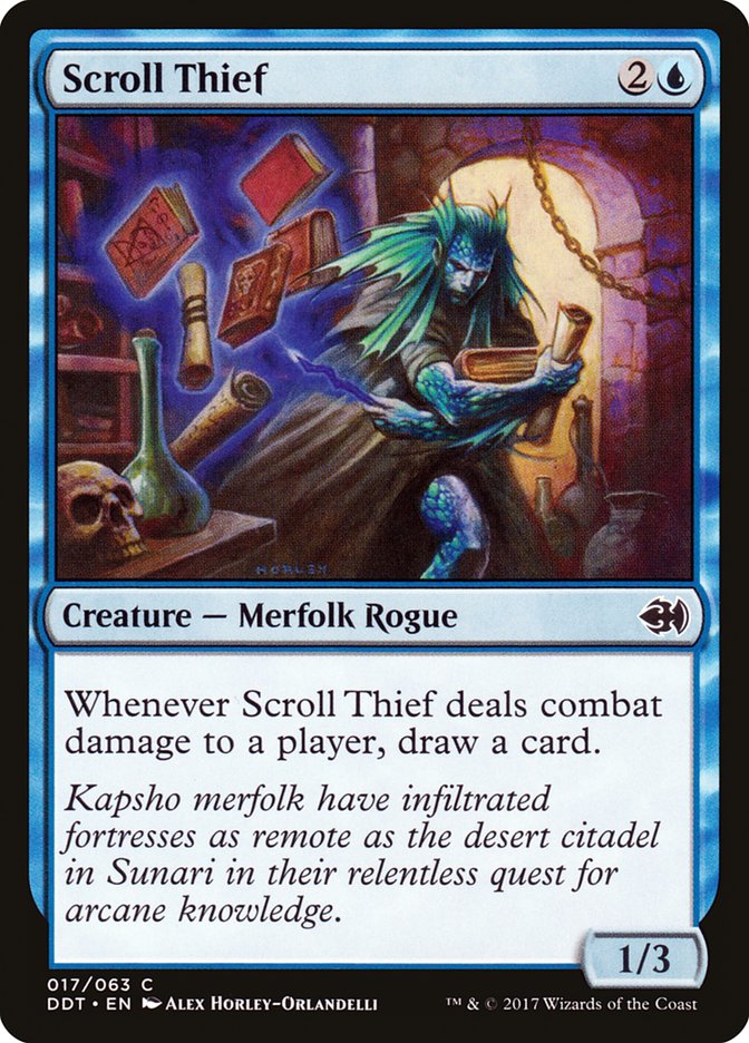 Scroll Thief [Duel Decks: Merfolk vs. Goblins] | Pandora's Boox