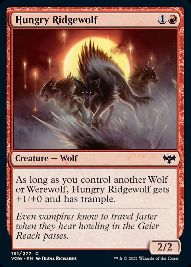 Hungry Ridgewolf [Innistrad: Crimson Vow] | Pandora's Boox