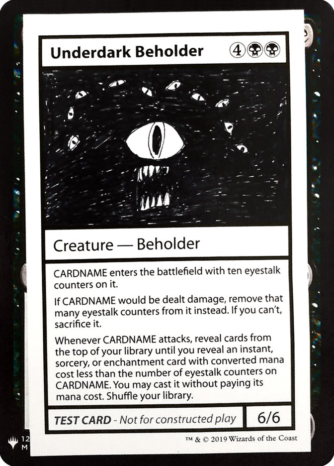 Underdark Beholder [Mystery Booster Playtest Cards] | Pandora's Boox