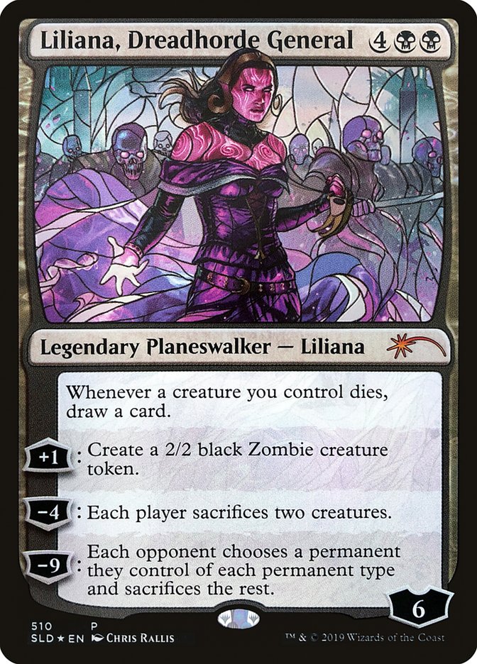 Liliana, Dreadhorde General (Stained Glass) [Secret Lair Drop Promos] | Pandora's Boox