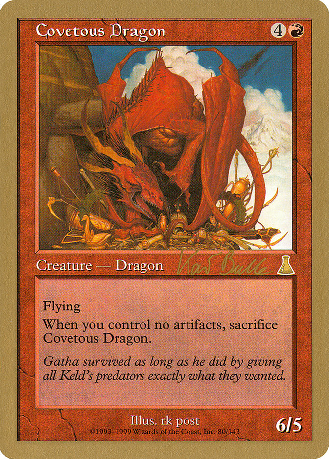 Covetous Dragon (Kai Budde) [World Championship Decks 1999] | Pandora's Boox