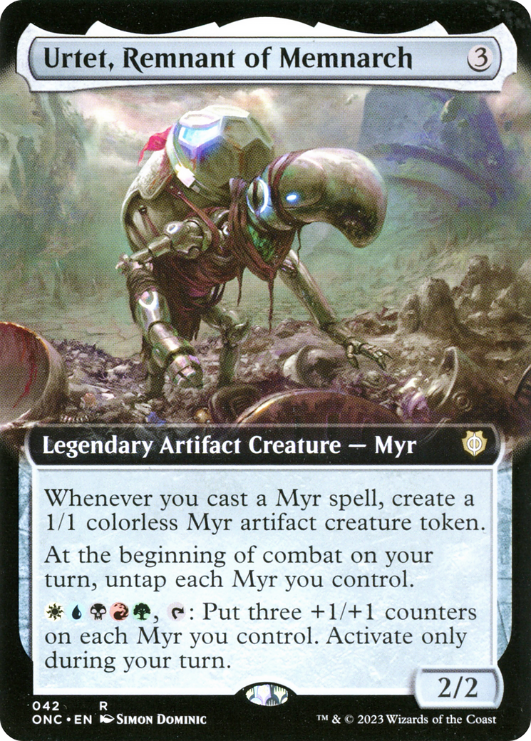 Urtet, Remnant of Memnarch (Extended Art) [Phyrexia: All Will Be One Commander] | Pandora's Boox