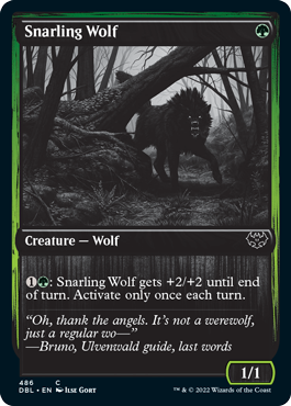 Snarling Wolf (486) [Innistrad: Double Feature] | Pandora's Boox