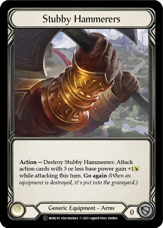Stubby Hammerers (Rainbow Foil) [U-MON239-RF] Unlimited Edition Rainbow Foil