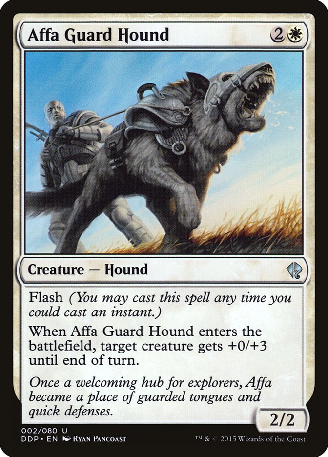 Affa Guard Hound [Duel Decks: Zendikar vs. Eldrazi] | Pandora's Boox