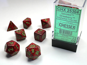 Chessex Dice (7pc) Speckled Strawberry CHX25304