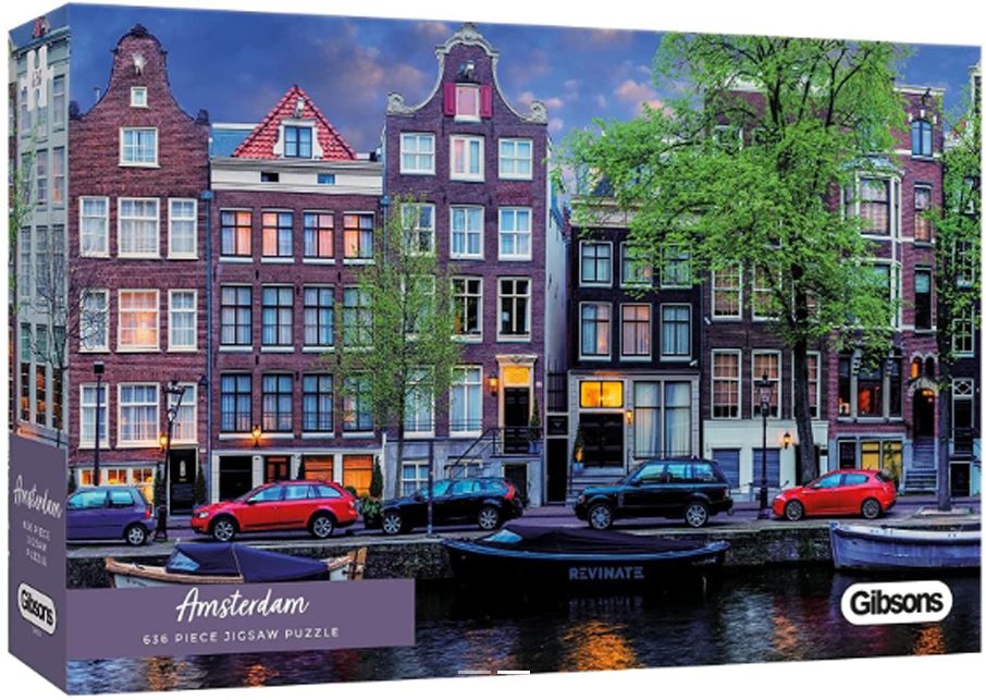 636 pc puzzle Panoramic Amsterdam | Pandora's Boox