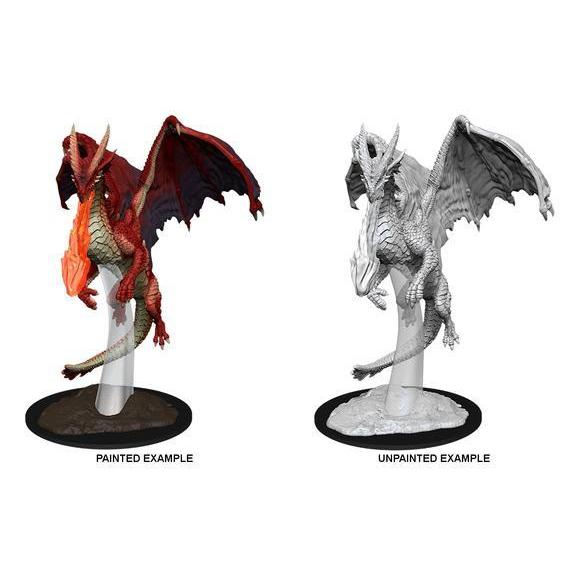 Nolzur's Marvelous Miniatures W9 Young Red Dragon | Pandora's Boox