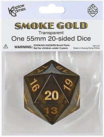 Smoke / Gold countdown Turndown counter 55mm