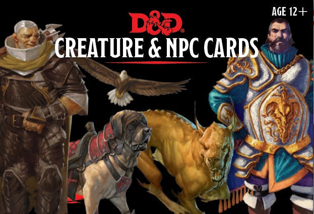 D&D Creature  & NPC spellbook cards | Pandora's Boox