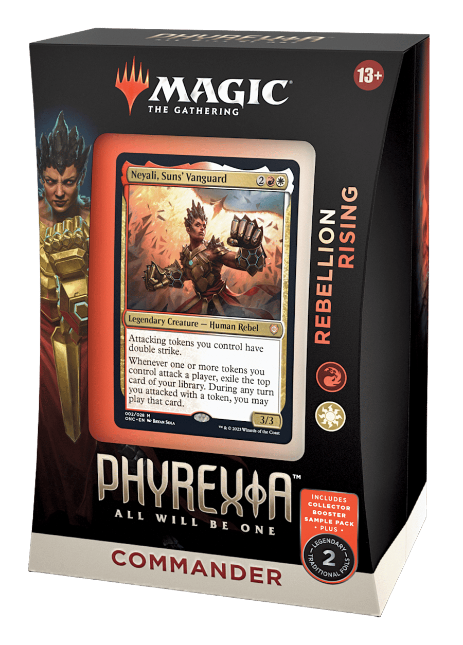 Phyrexia All Will Be One Commander:  Rebellion Rising | Pandora's Boox