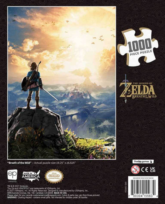 The Legend of Zelda: Breath of the Wild 1000 Piece Jigsaw Puzzle | Pandora's Boox