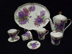 Mini Tea Set: Purple Flower