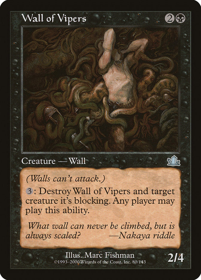 Wall of Vipers [Prophecy] | Pandora's Boox
