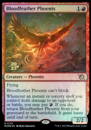Bloodfeather Phoenix [March of the Machine Prerelease Promos] | Pandora's Boox