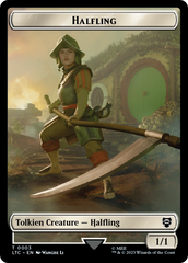 Halfling // Treasure Token [The Lord of the Rings: Tales of Middle-Earth Commander Tokens] | Pandora's Boox